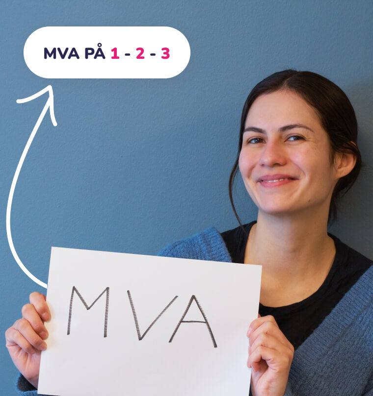 mva regnskap på 1-2-3